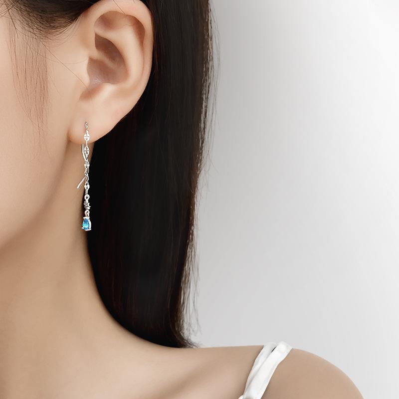 Lindon Copper Alloy Zircon Earrings Drop Earrings For Women Wedding Party Gifts
