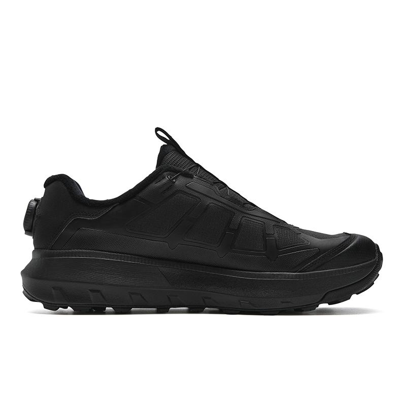 FILA BOA EXPLORER 3 Cushioning Abrasion Resistant Coverage Lightweight Thermal Low top Outdoor Shoes Men's Black A12M611225FBK