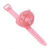Watch Fan USB Charging Cute Bear Ears Portable Cartoon Wrist Strap Small Cool Watch Fan Red
