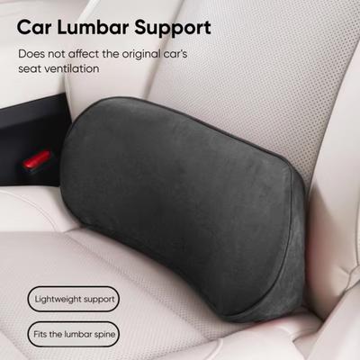 Fashion Memory Foam Lumbar Support Pillow Solid Color Soft LOwer Back Pillow Pain Relief Driving Seat Waist Pad Car