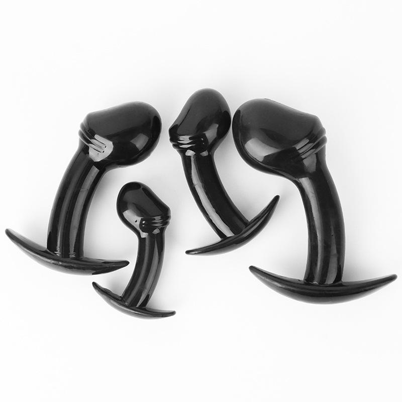 Soft Silicone Prostate Massager and Anal Beads - G-Spot and SM Erotic Supplies