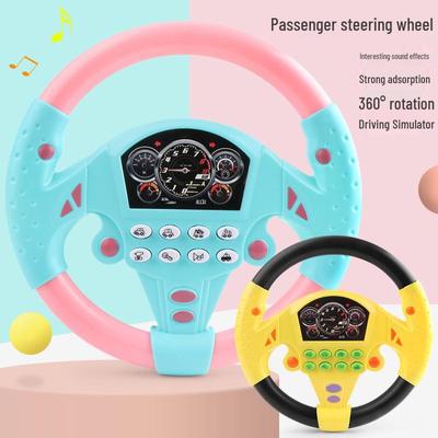 Cross-Border Educational Music Steering Wheel Toy for Little Boys