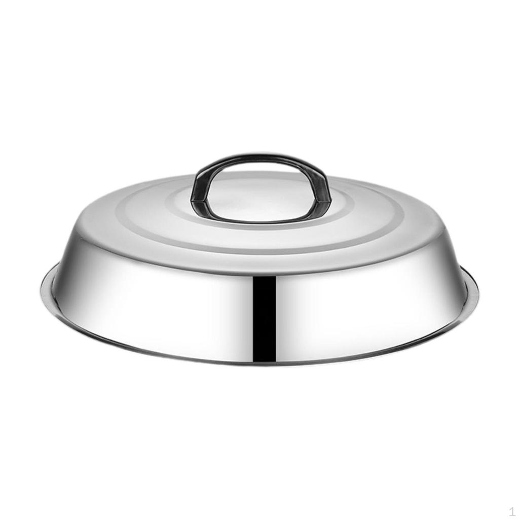 Basting Cover Burger Cooking Pot Lid Cheese Melting Dome for Kitchen BBQ Griddle