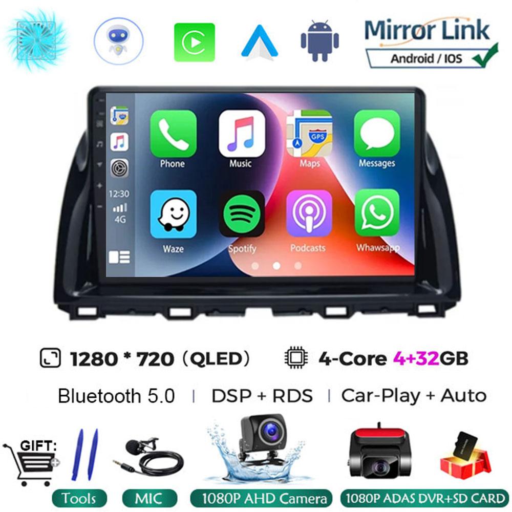 10.1"Android 14 Car Multimedia Vedio Player For Mazda CX5 CX-5 2012 - 2015 Car Autoradio Gps Navigation Stereo 2din HeadUnit 4G