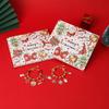 Advent Weihnachten 2025 Countdown Stilvoll und Handgefertigt Blind Niedliches Weihnachtsgeschenk zum Selbermachen Nikolausgeschenk Kalender, Kalender, Niedlich, Teile, 24-teiliges Set, Gold,