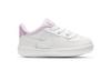 Nike Air Force 1 Crib Slip Resistant Skateboard Shoes White Purple Infant And Toddler CK2201-103