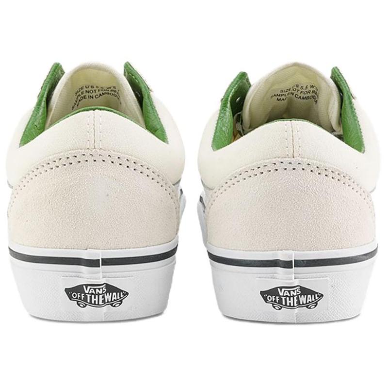 Vans Old Skool 'Checkerboard Lace Marshmallow Green' Sneakers VN000D6WBOM
