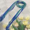 Lace Striped Neck Scarf With Tassels For Women and Teens Fashion Neck Accessories Perfect For Various Occasion Outfit