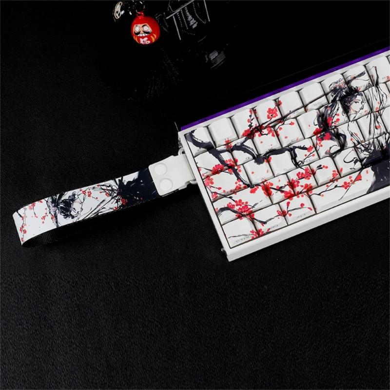 Original Profil Tastenkappen PBT Material Farbsublimation Seitendruck Tastenkappe Für Kleine Mechanische Tastaturen 60% 68% Layout