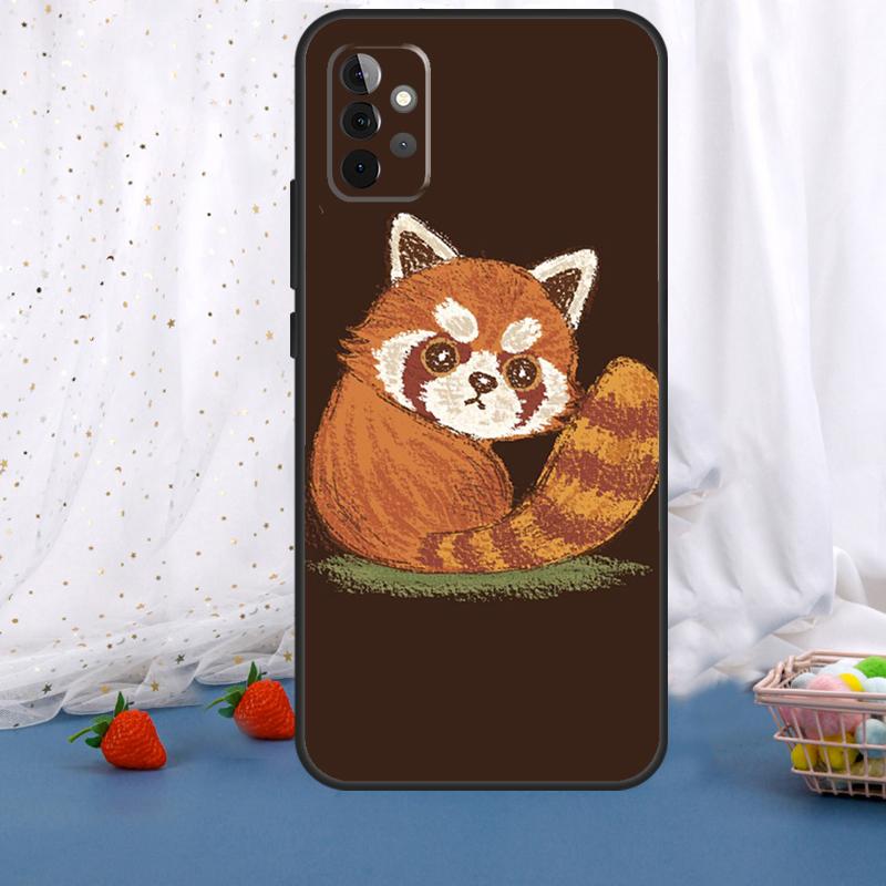 Red Panda For Samsung Galaxy A36 A26 A16 A05 A06 A54 A34 A14 A22 A32 A52 A55 A35 A15 A53 A13 A56 Case