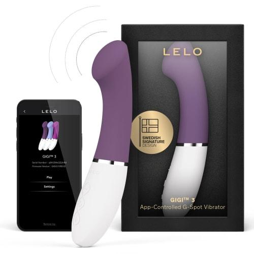LELO GIGI 3 App-operable Female G-spot Vibrator, 8 Pleasure Settings, Female Vibrator, Sex Toy, Sex Toy, Plum