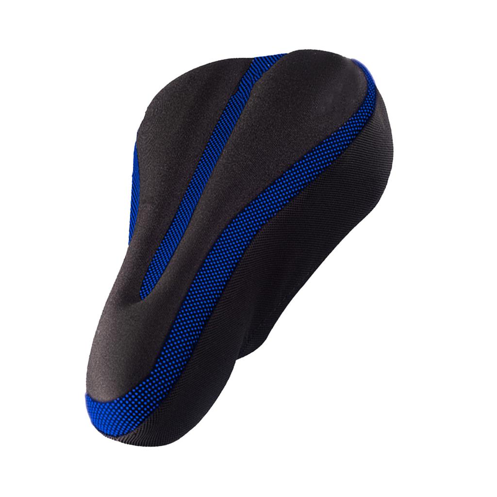 Bike Seat Cushion Breathable Bike Saddle Cover Slipproof Comfortable for Mountain Bike Blue