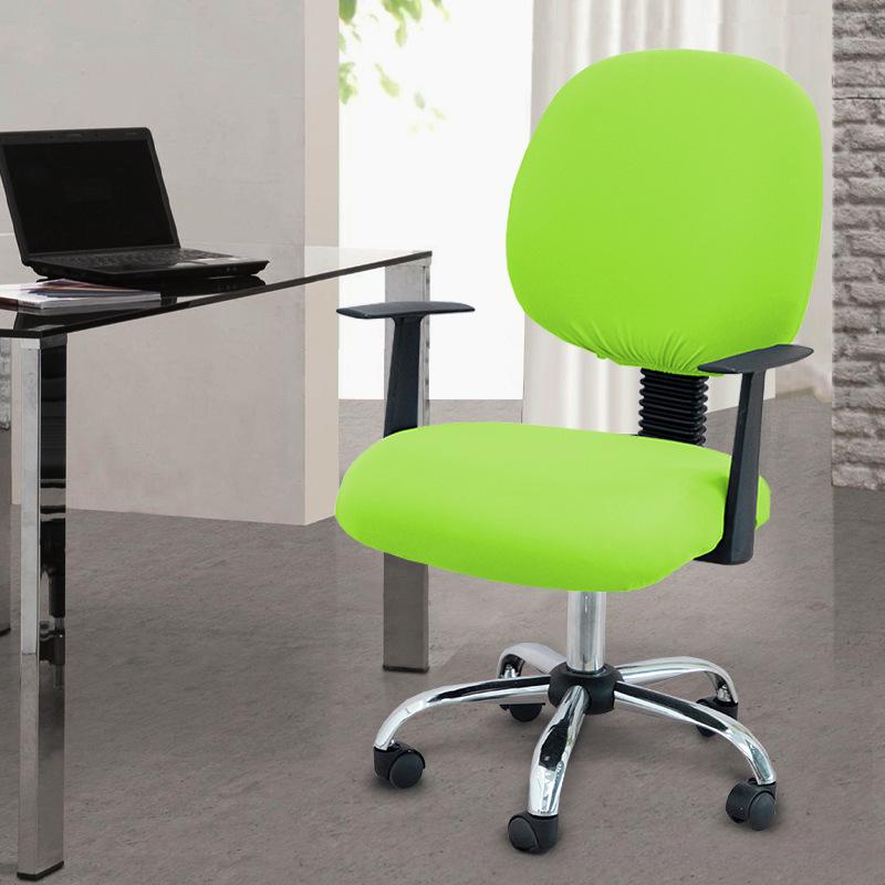 Two-Piece Computer Chair Cover Washable Executive Chair Cover For Computer Stretchable Seat Covers Computers Chairs