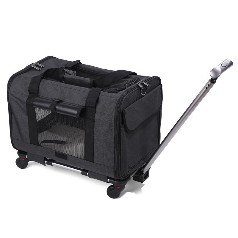 Pet Carrier with Wheels for Dogs