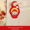 Chinese New Year God of Wealth Door Handle Decoration