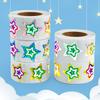 Holographic Reflective Colorful Campus Reward Stickers/Dreamy Multicolored Five-Star Stationery Rewards/Gifts for Teachers To Reward Students