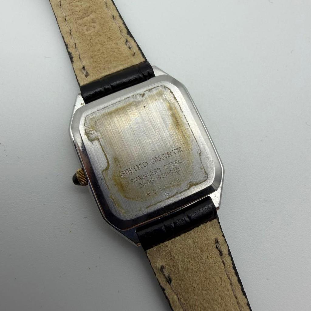 Used SEIKO CREDOR 2340-5000 Quartz Gold Working Item