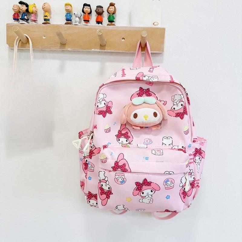 Melody Kuromi Pochacco Hello Kitty Kids Backpack With Breathable Nylon For Kindergarten And School Travel Melody