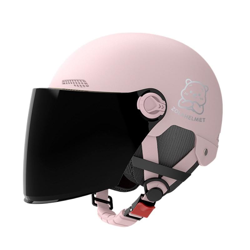 Helmet Electric Car Girl Cute Funny Lightweight Hair Hat Women's Helmet