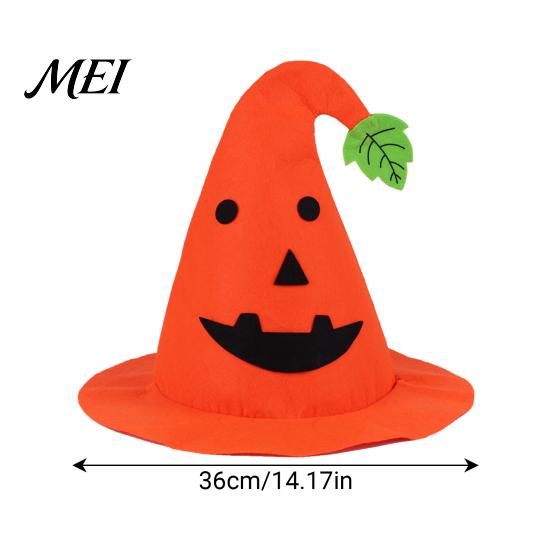 School Art Show Headgear Halloween Pumpkin Hat for Kids Adults, Funny Plush Comfortable Breathable Festival Witch Party Costume, Cosplay, Stage