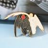 Fantasy Comedy Good Omens Ineffable Husbands Angel & Demon Hard Enamel Pins Angel Demon Badge Aziraphale And Crowley Jewelry