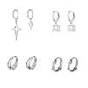 2023 High-End 925 Silver Hoop Earrings: Elegant, Minimalist Design for Women