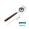 Abay 304 Stainless Steel Measuring Spoons with Walnut Handle