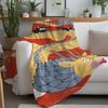 N-Naoto Hidaka Art Blanket Warm Soft Suitable For Bedroom Sofa Bed Living Room Office Travel Camping Gifts