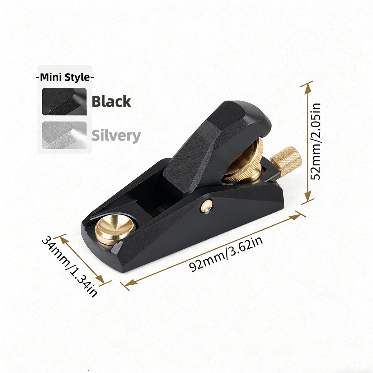 

Woodworking Low Angle Aluminum Alloy Mini Planer Hand Planer W/ Polished Steel Blade For Burr-Free Wood-Finishing and DIY Tools 1pc