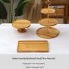 Forest Style Bamboo Wood Cake & Dessert Stand Set