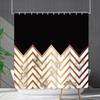 Shower Curtain Waterproof And Mildew-Proof Line Lattice Bathroom Striped Bathroom Curtain Shower Curtain Partition Curtain Free Of Punching