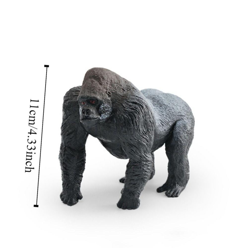 PVC Simulation Gorilla Animal Toy Handmad Chimpanzee Action Figure  Kids Birthday Gift