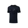 Li Ning Tischtennis Serie Logo Rundhals Schnelltrocknend Kurzarm T-Shirt Unisex Oberteile Schwarz ATST033-1