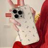 Ins Clear Blue Floral iPhone 11Promax Mobile Phone Case for Apple 11promax Space Case 11 Sets