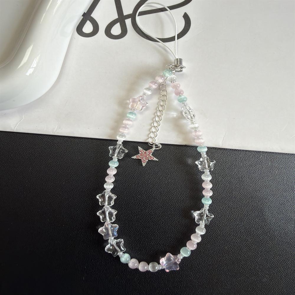 Pvc Mobile Phone Strap With Star Trail Design For Stylish Daily Use