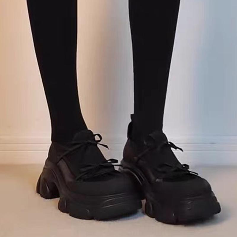 Fashion Shoes Cswo01 Women's Bow Loafers Shoes Flats Platform Sport Shoes Autumn Fashion Sneakers New Comfort Walking Trend Dress Mujer Cm