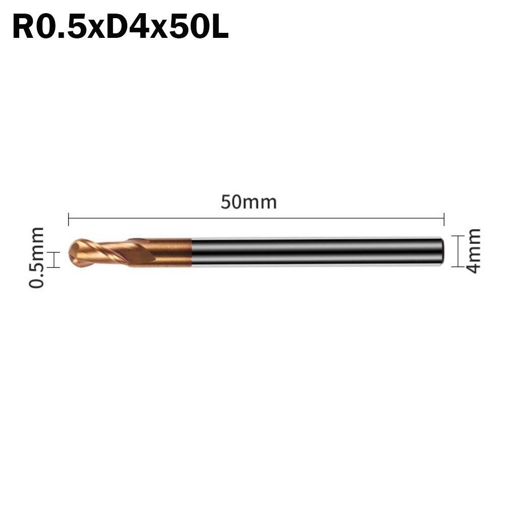 CNC 3D Carving Bits Carbide 2 Flutes End Mill 2 Flutes Engraving Router Bits CNC Carving Bit