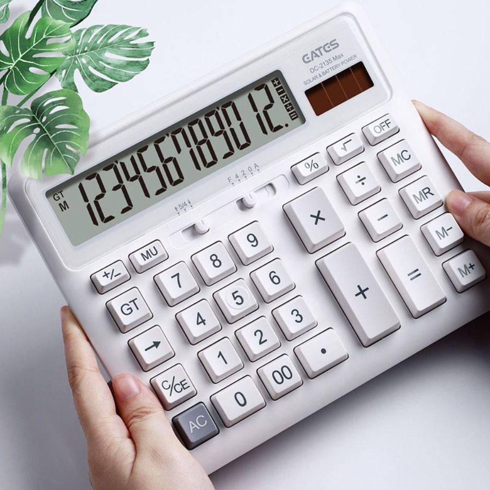 Big Buttons Desk Calculator Large Display Office Calculator Desktop Calculator  For School