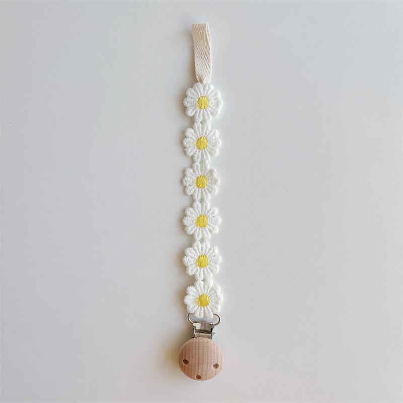 INS Korean Baby Pacifier Anti-Drop Chain and Teether Clip - Little Daisy Lanyard