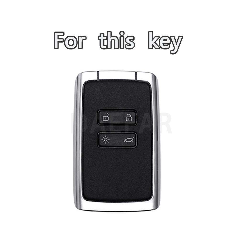 TPU Autoschlüsselhülle Abdeckung Schale Fob Für Renault Koleos Kadjar Captur Megane Talisman Espace Clio Zoe Scenic 4 Arkana Dacia Sandero