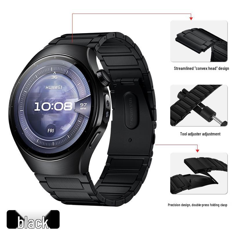 Huawei Watch 5 Slim Titanium Metal H-Link Strap for GT5/4 Pro Smartwatch