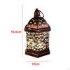 Retro Style Hanging Hollow Carved Light Battery Operated Desk Lamp for Room Ornament