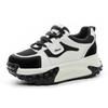 Fashion 7CM Platform Sneakers Microfiber Leather Autumn Cushioning Vulcanized Chunky Hidden Heel Comfy Breathable Women Spring Sneakers