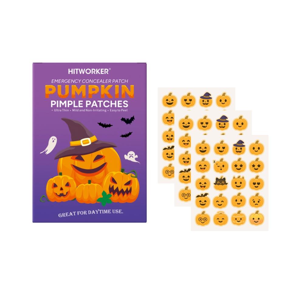 

100/60 cute pumpkin models to cover facial blemishes, music festivals, and Halloween essentials