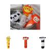 Cute Animal Bell Rattle Plush Toy For Soothing And Visual Development Of Newborns