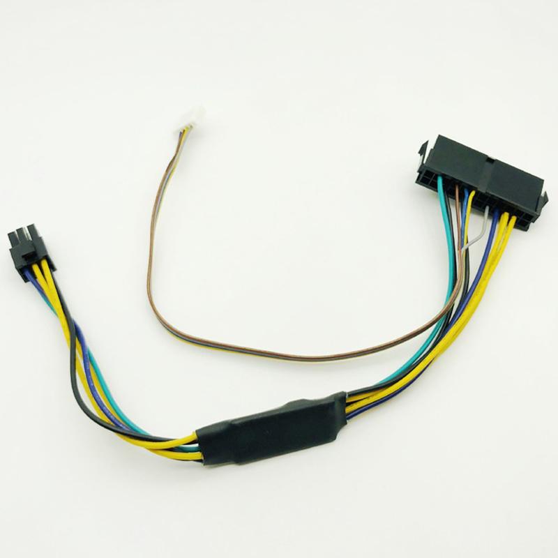 Câble d'alimentation modulaire 30CM ATX 24 broches 24 broches femelle vers 6 broches 6 broches mâle Connecteur 6 broches pour Elite 8100 8200 8300