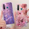 For Realme 5 Pro Case Realme 5i 5S Stylish Butterfly Tree Painted Cover Soft Slim Phone Case For Realme 5S 5i Realme5 Pro Fundas