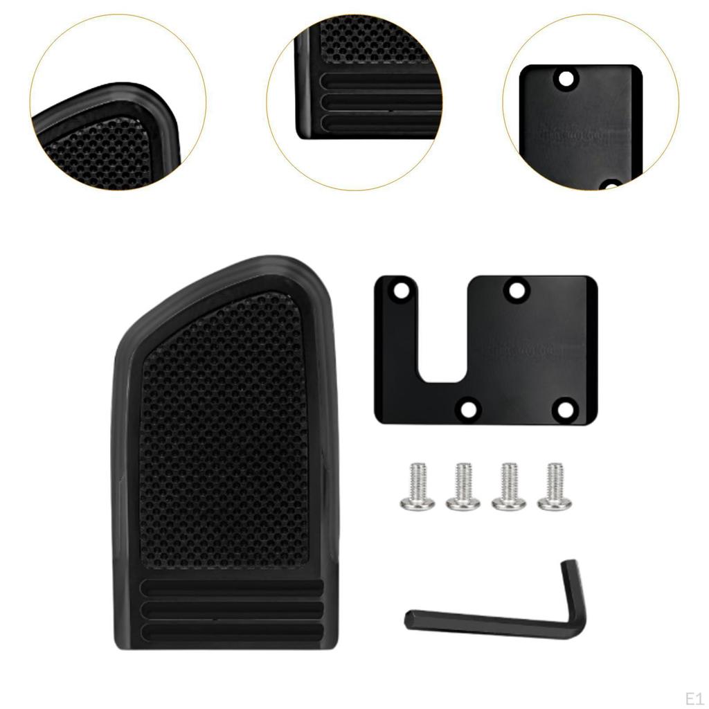 Brake Pedal Cover Directly Replace Extender Set, Metal for Softail Standard Road King S/ST Anti Slip