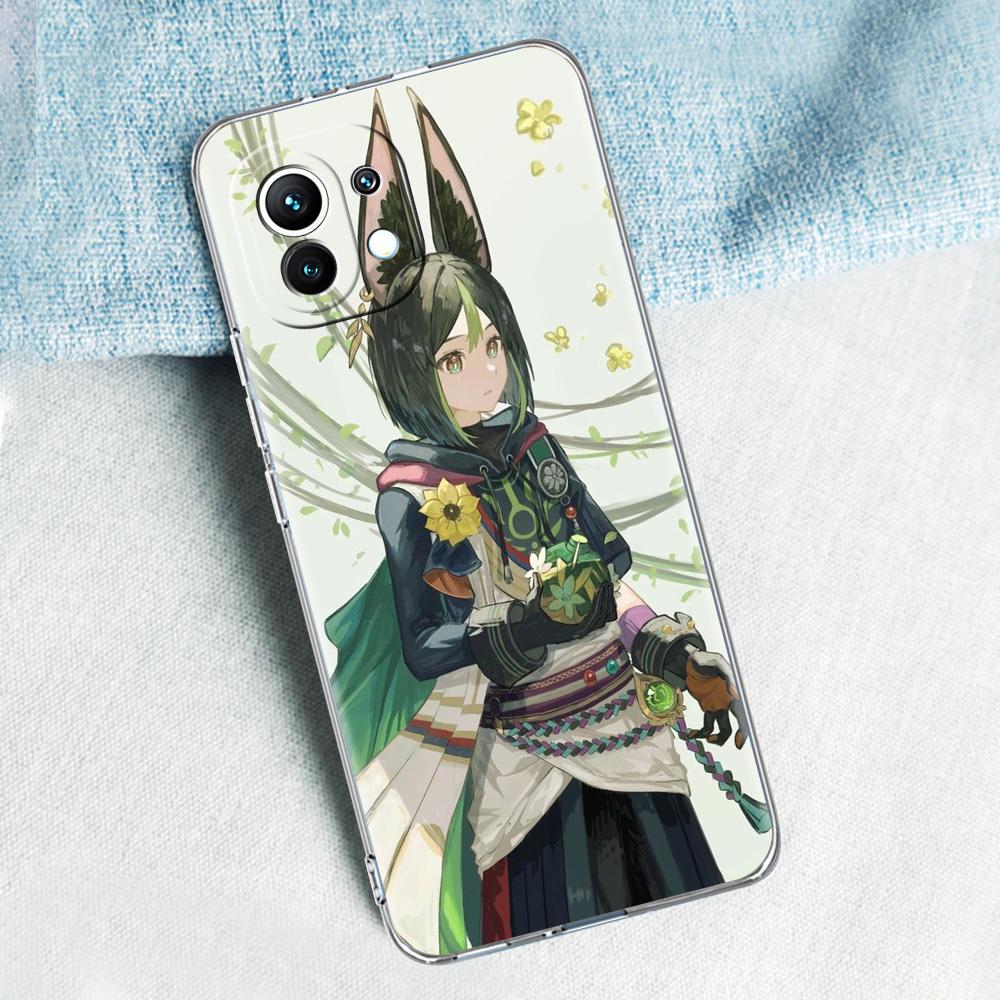 Genshin Impact Tighnari For Poco X5 X3 NFC F5 F4 F3 M3 Phone Case For Xiaomi 12T 12 13 Lite 11 Ultra Mi 10T 5G 11X Pro Cover