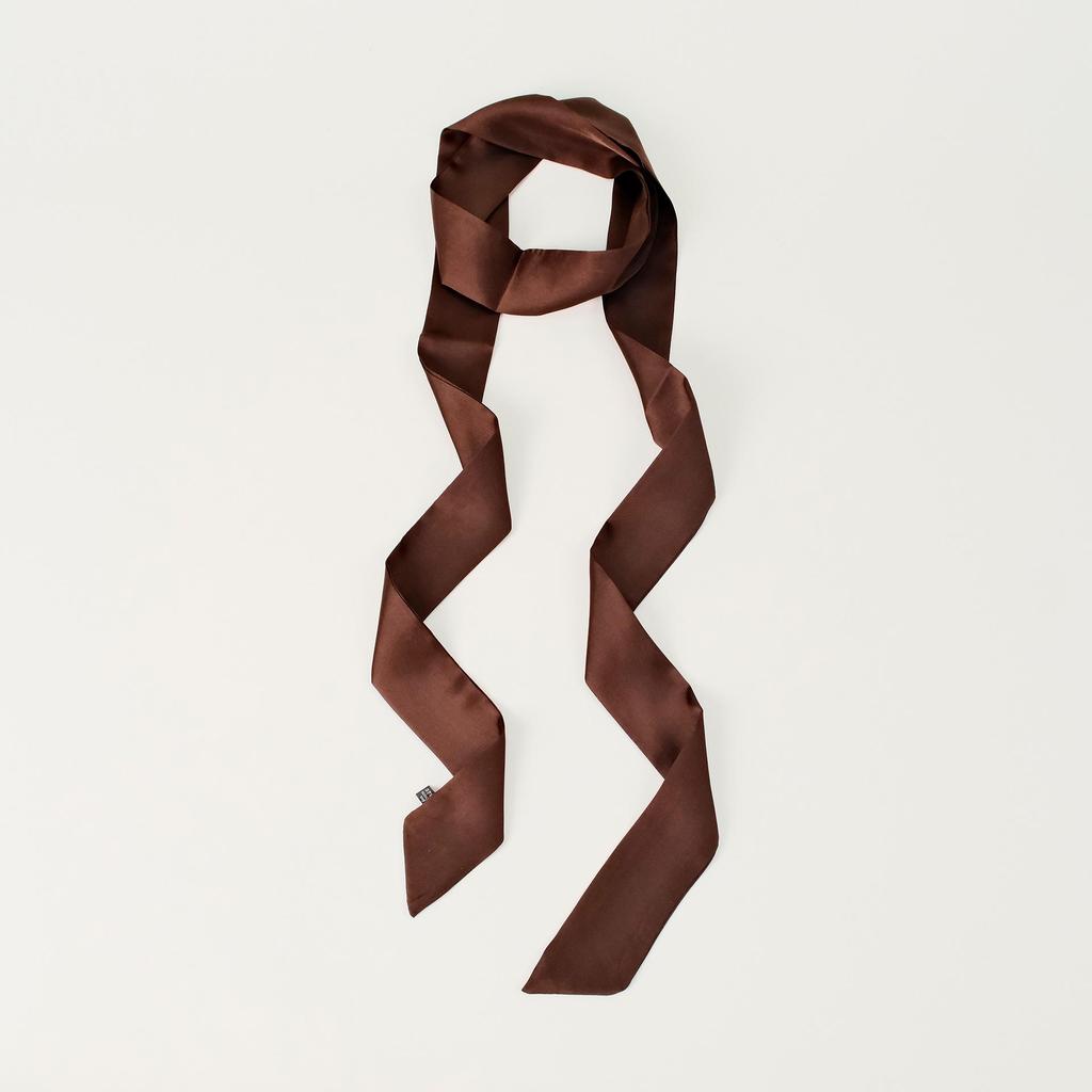 Elegante Sciarpa in Seta Raso 200cm: Accessorio Sottile, Lungo e Stretto da Donna per Capelli, Collo, Borsa o Cintura